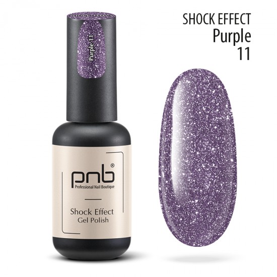 Гель лак PNB Shock Effect Purple 11