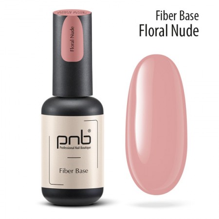 База с нейлоновыми волокнами Fiber Base PNB,Floral Nude , 8 мл