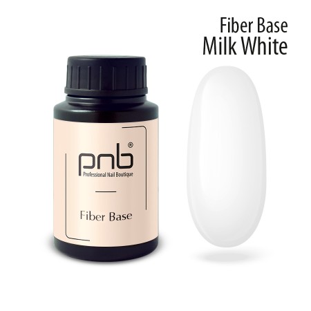 База с нейлоновыми волокнами Fiber Base PNB, молочно белая, 30 мл