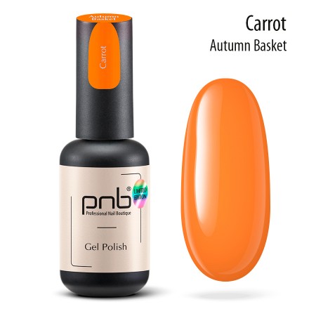 Гель-лак PNB 8 мл Carrot /Gel nail polish PNB 8 ml Carrot