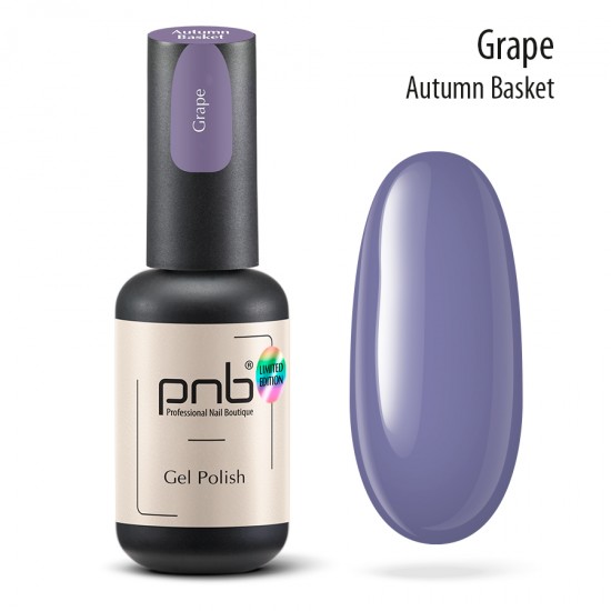 Гель-лак PNB 8 мл Grape /Gel nail polish PNB 8 ml Grape