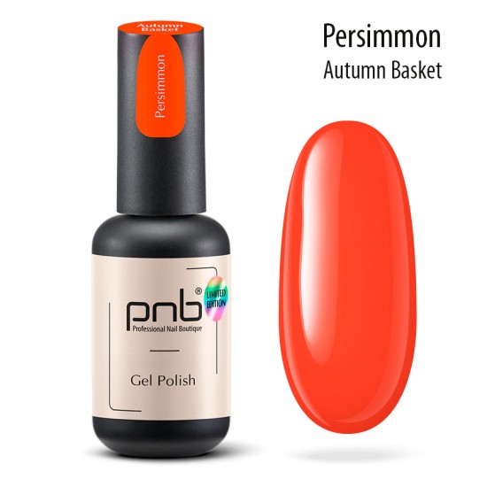 Гель-лак PNB 8 мл Persimmon /Gel nail polish PNB 8 ml Persimmon