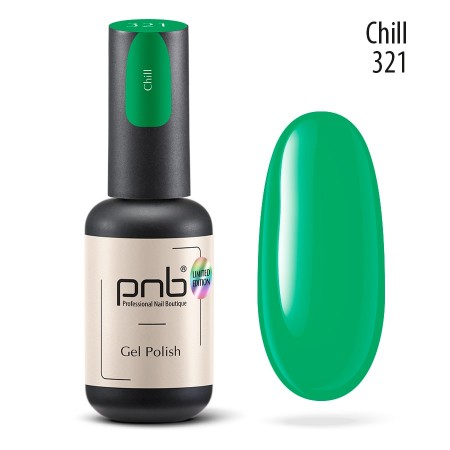 Гель-лак PNB Chill 321, green