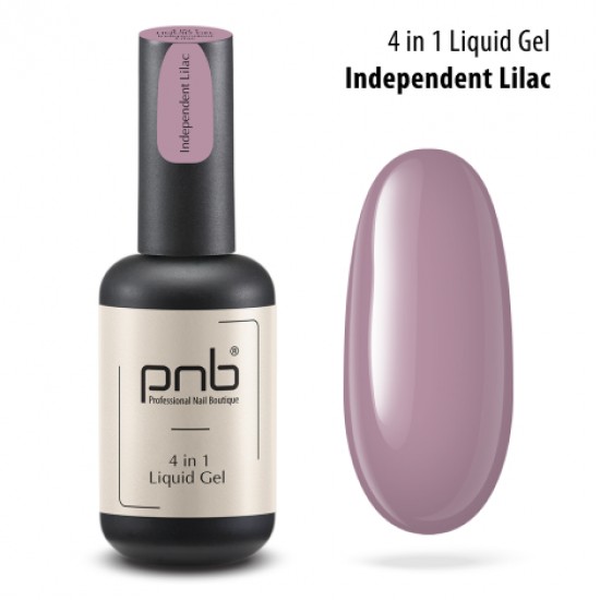 Полигель-архитектор 4 в 1 PNB 17 мл/UV/LED Liquid Gel 4 in 1 PNB Independent Lilac 17 ml