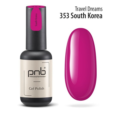 Гель-лак PNB 8 мл 353/Gel nail polish PNB 8 ml 353 South Korea