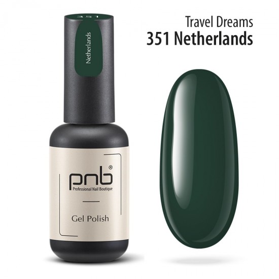 Гель-лак PNB 8 мл 351/Gel nail polish PNB 8 ml 351 Netherlands